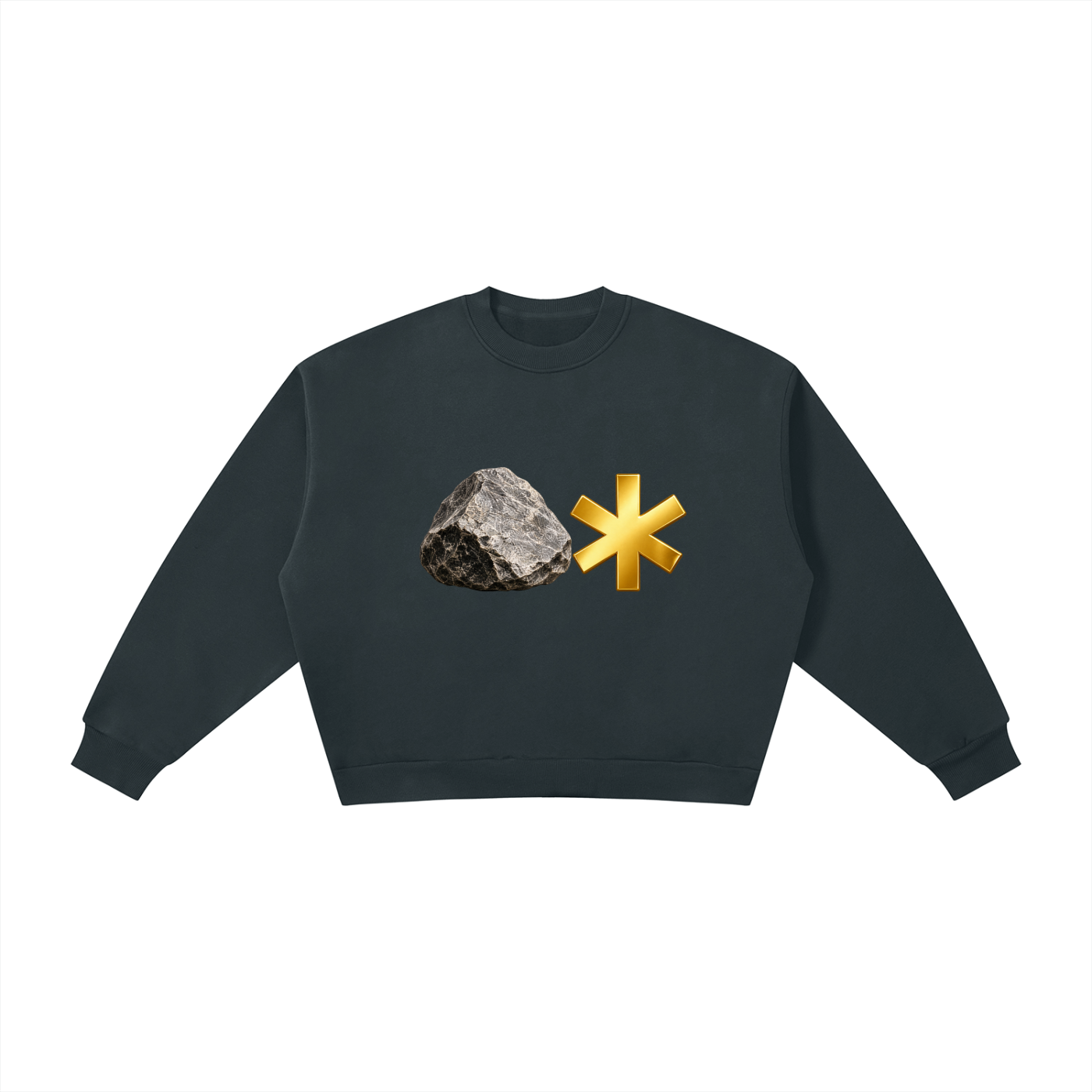 Boxy Fleece Crewneck Sweatshirt