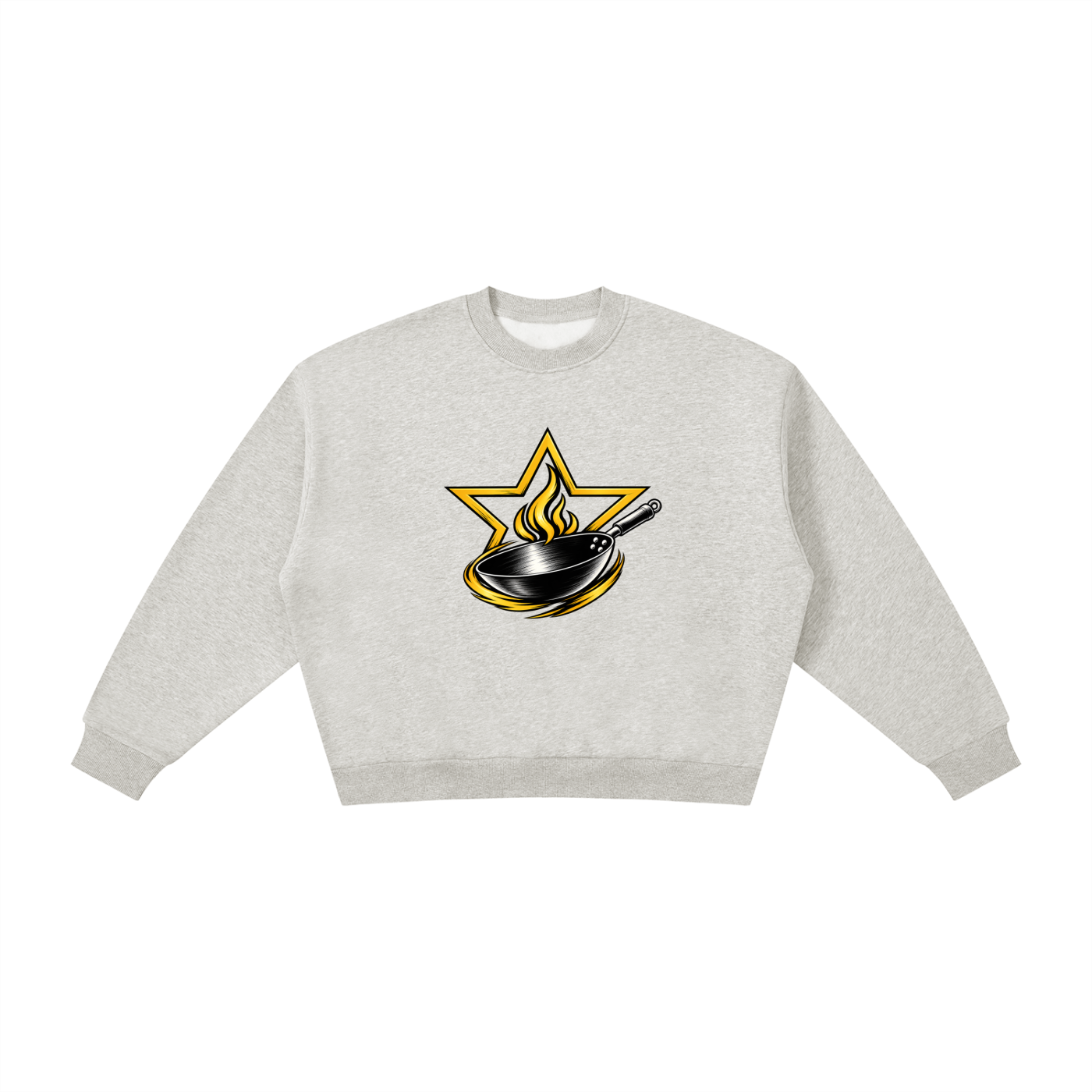Boxy Fleece Crewneck Sweatshirt