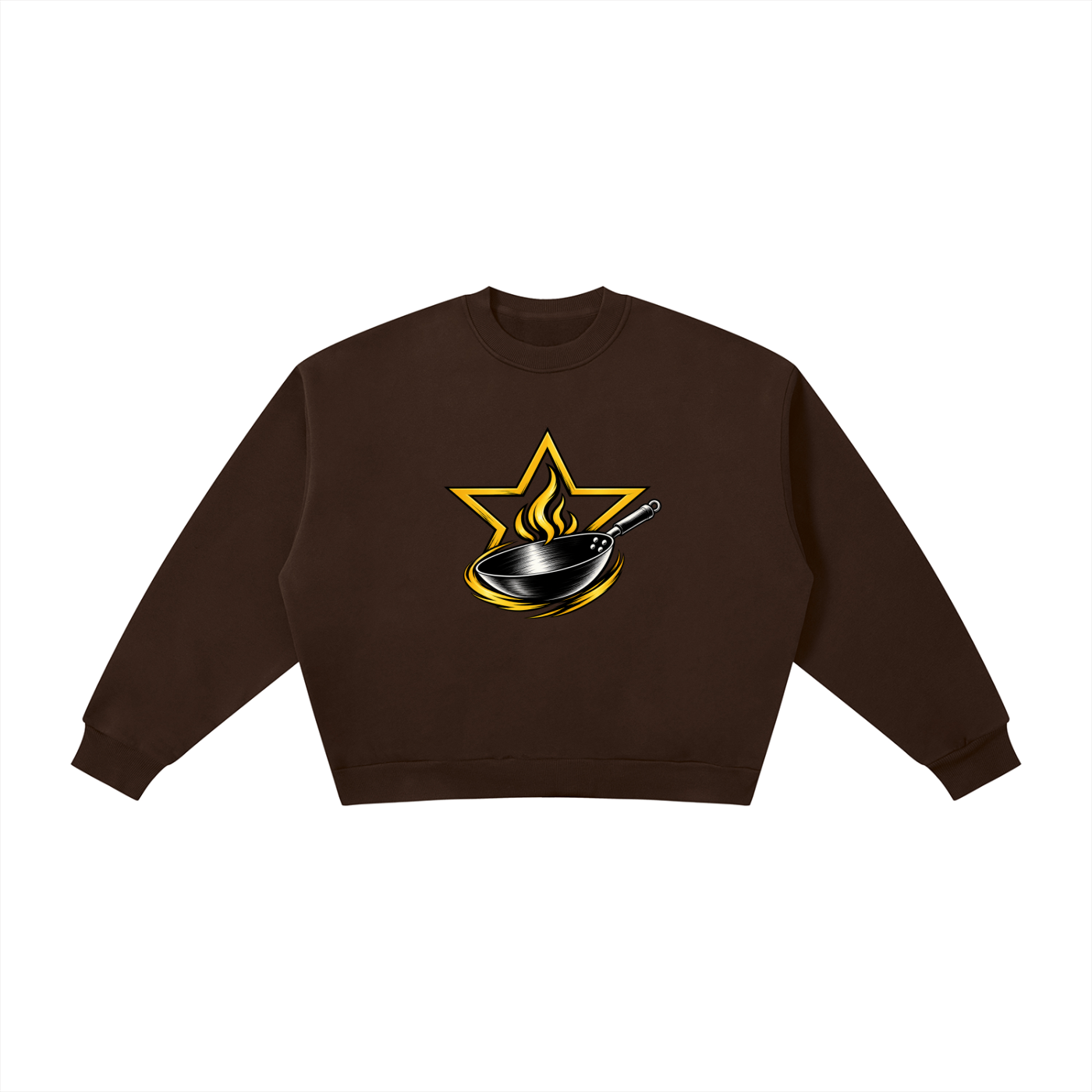 Boxy Fleece Crewneck Sweatshirt