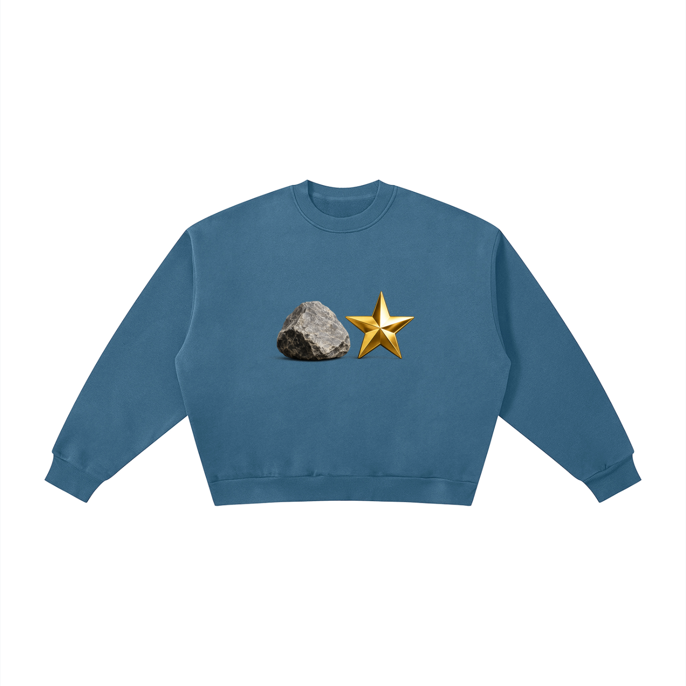 Boxy Fleece Crewneck Sweatshirt