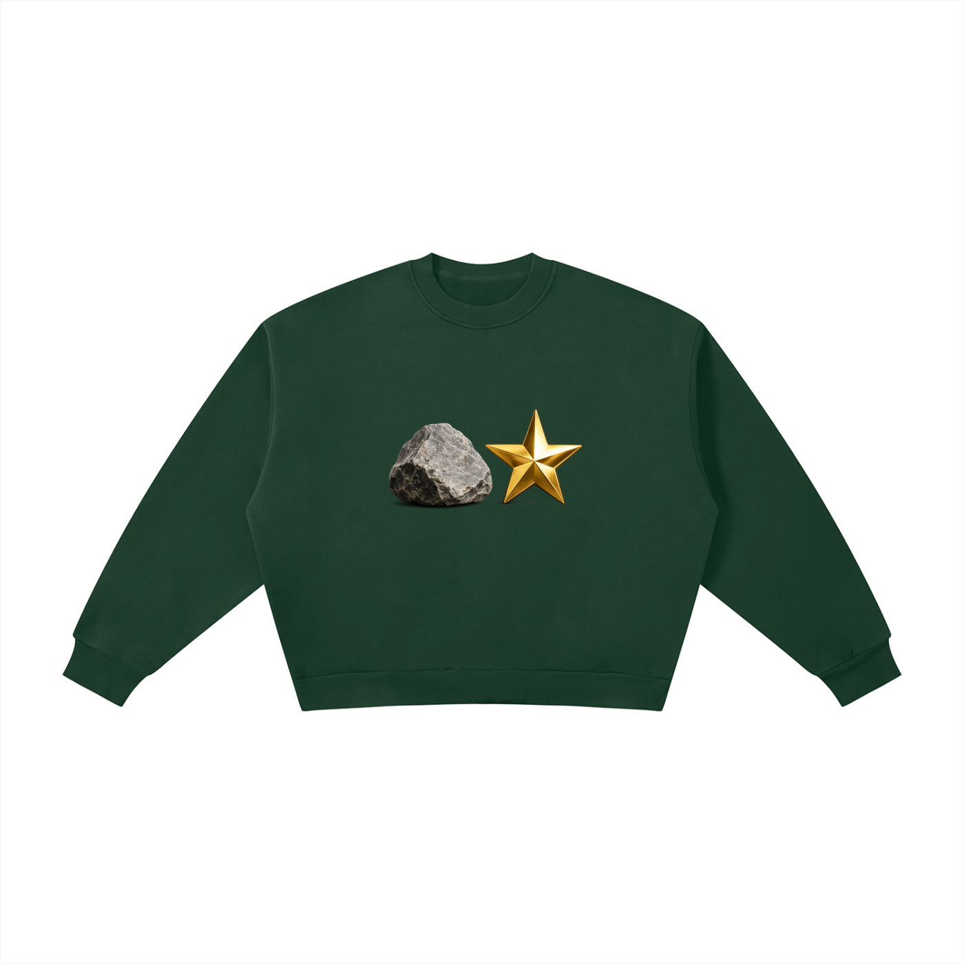Boxy Fleece Crewneck Sweatshirt