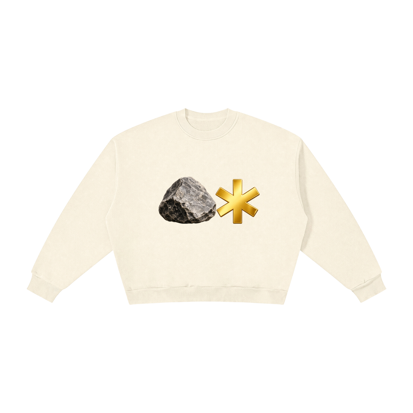 Boxy Fleece Crewneck Sweatshirt