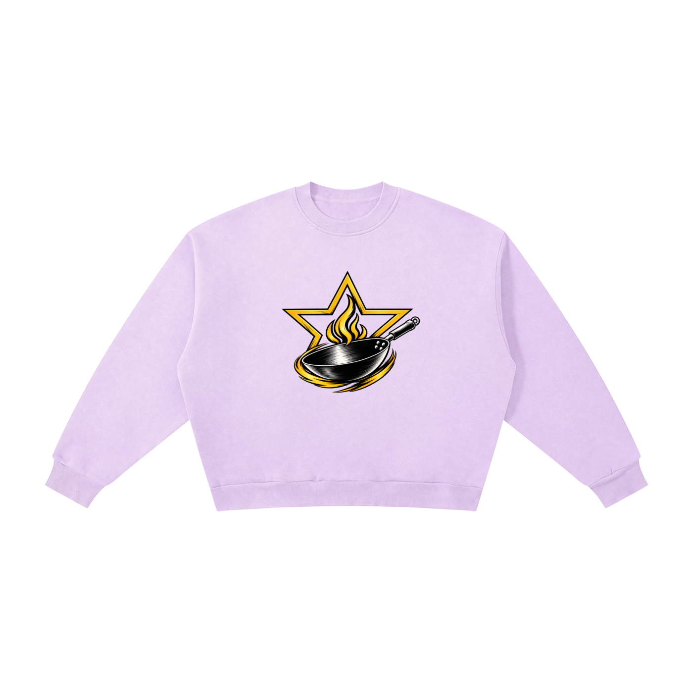 Boxy Fleece Crewneck Sweatshirt