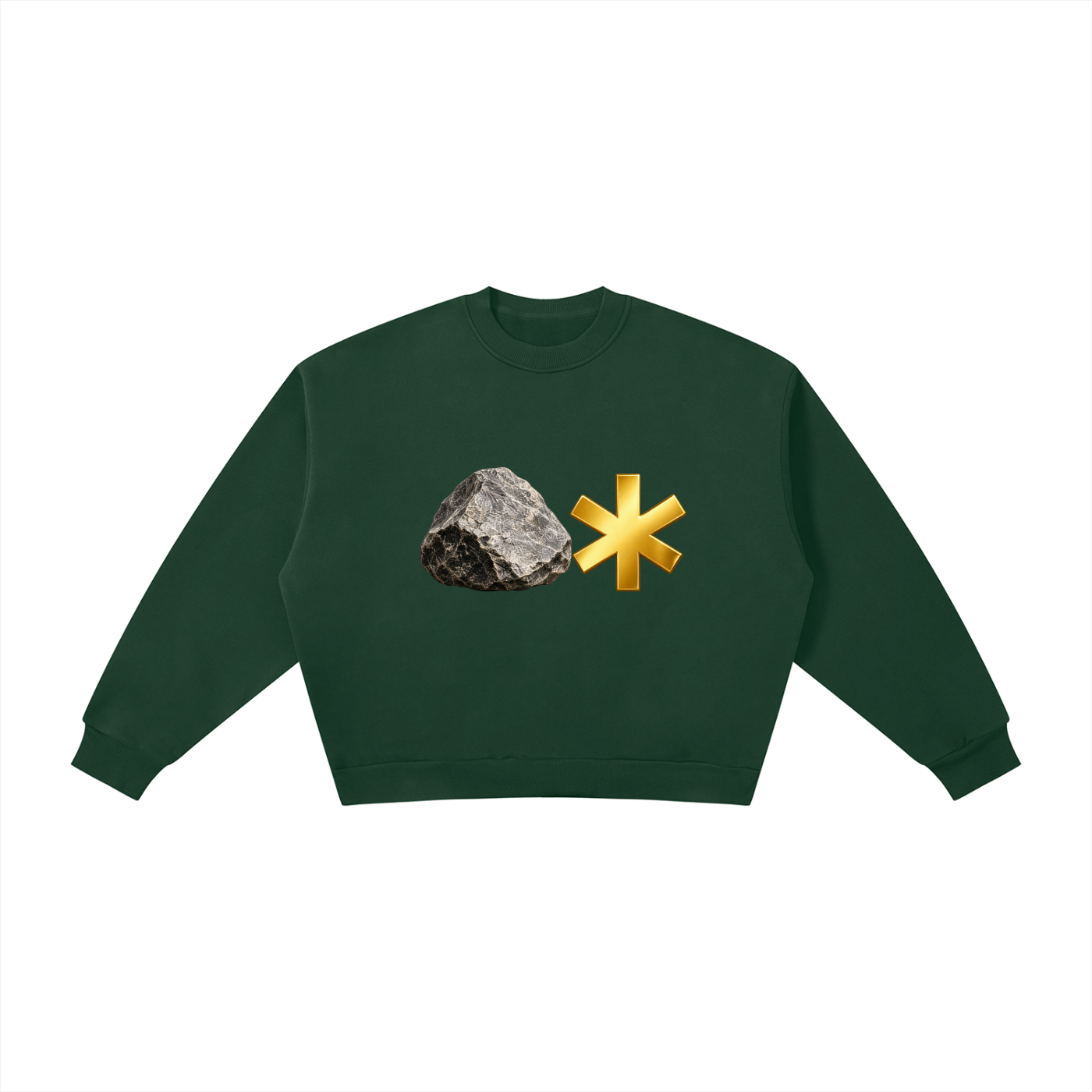 Boxy Fleece Crewneck Sweatshirt