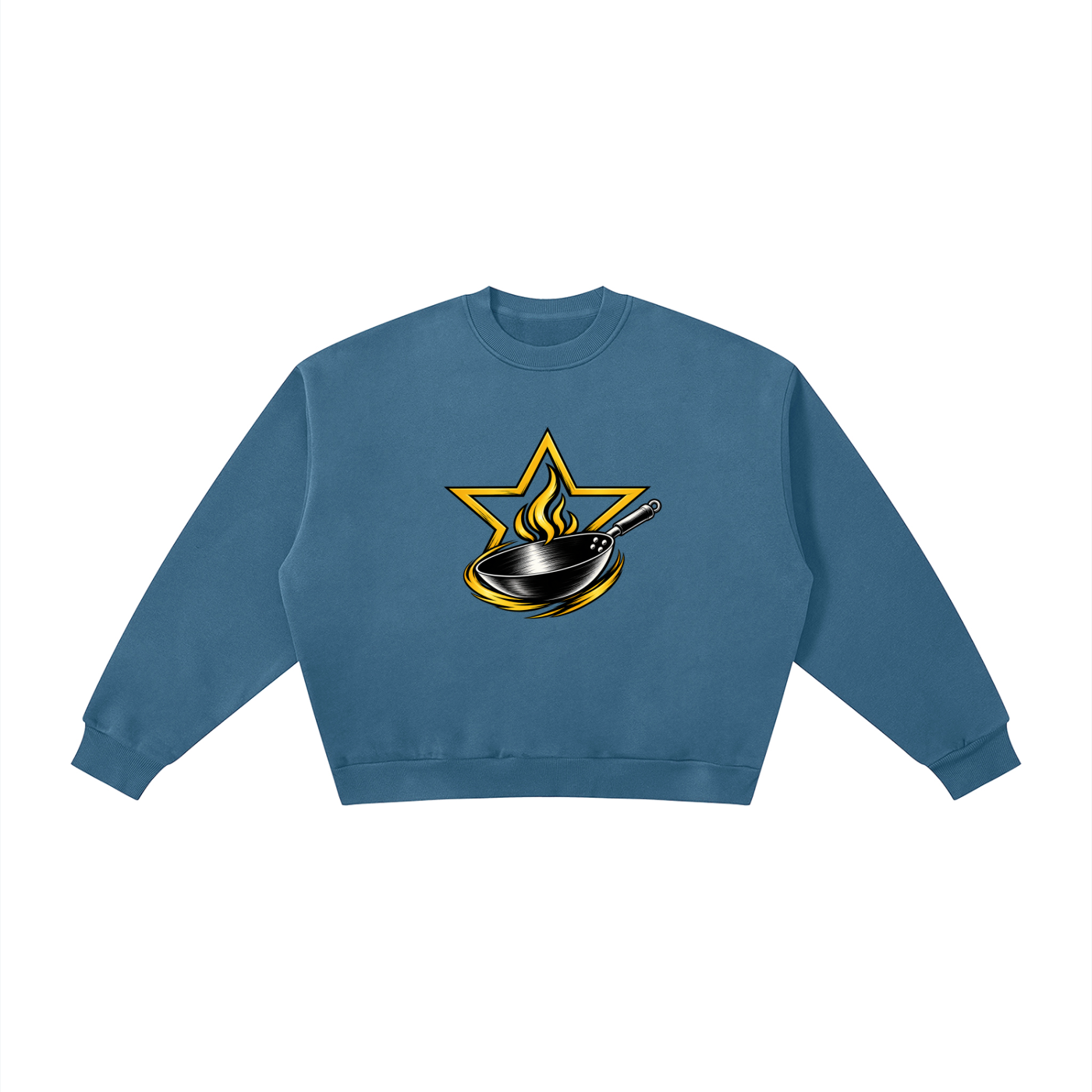 Boxy Fleece Crewneck Sweatshirt