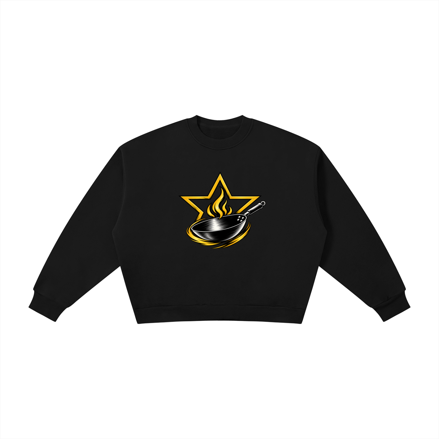 Boxy Fleece Crewneck Sweatshirt