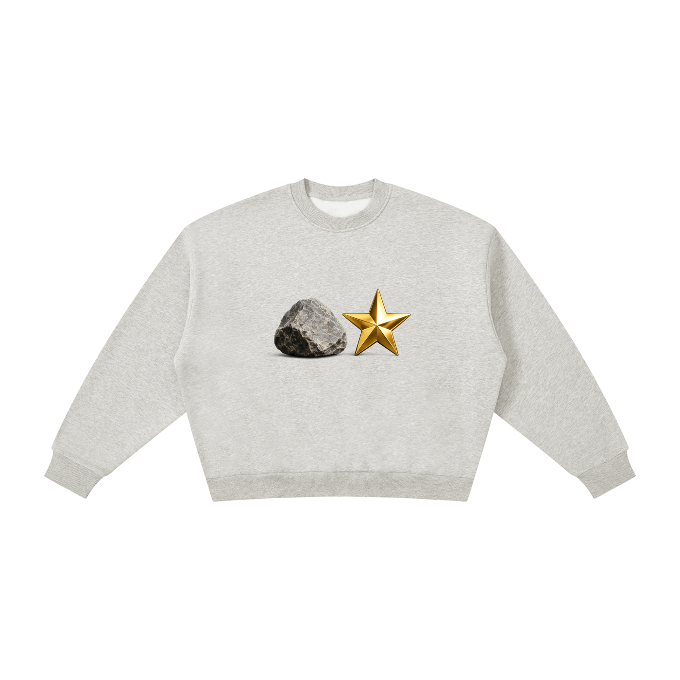 Boxy Fleece Crewneck Sweatshirt