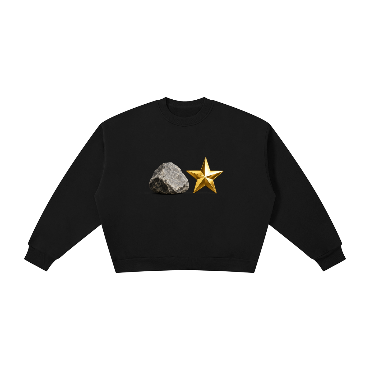 Boxy Fleece Crewneck Sweatshirt