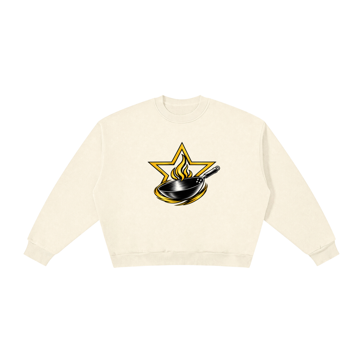 Boxy Fleece Crewneck Sweatshirt