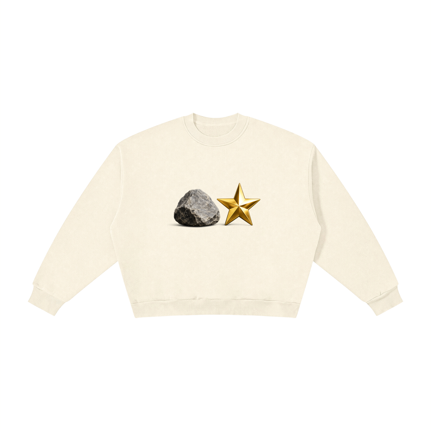 Boxy Fleece Crewneck Sweatshirt